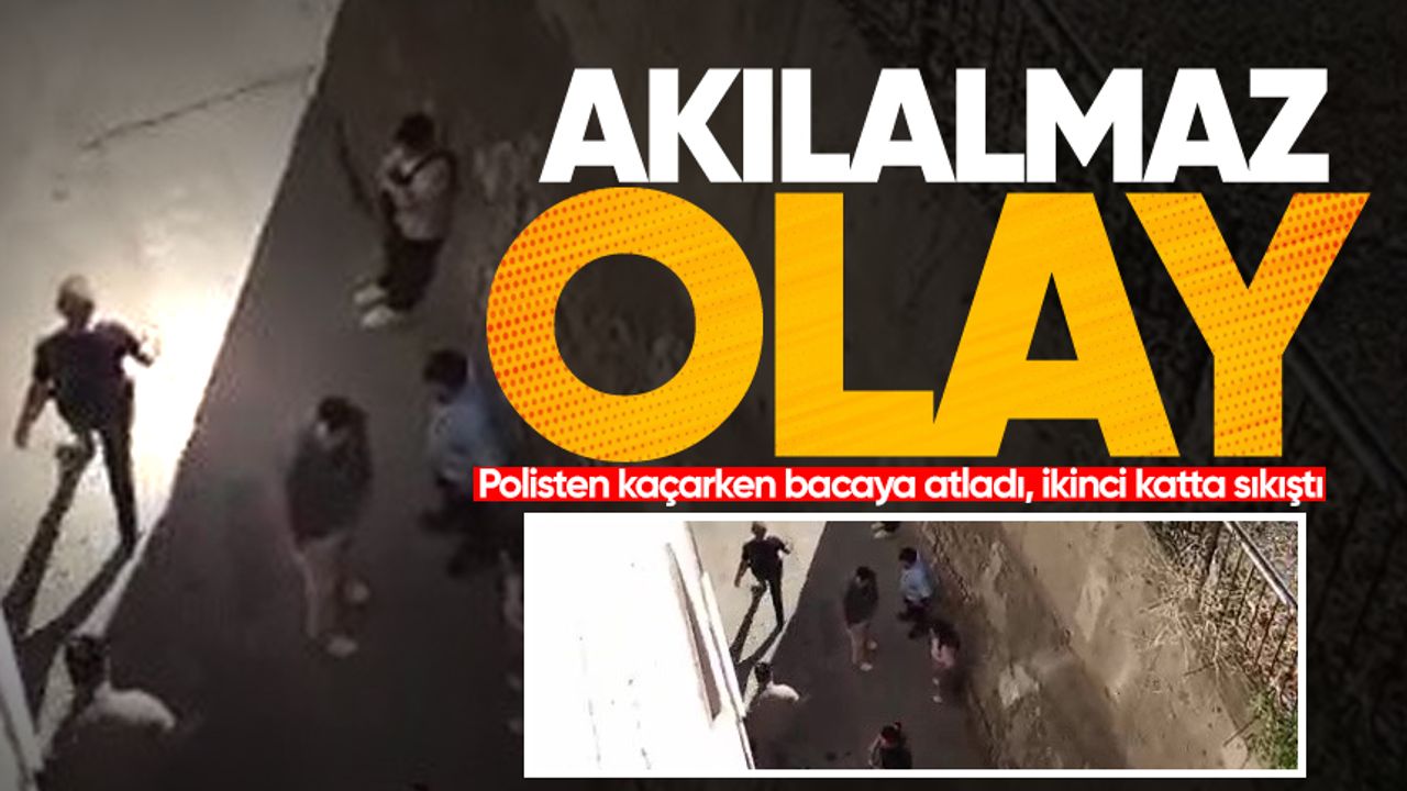Zonguldak'ta akılalmaz olay: Polisten kaçarken bacaya atladı, ikinci katta sıkıştı