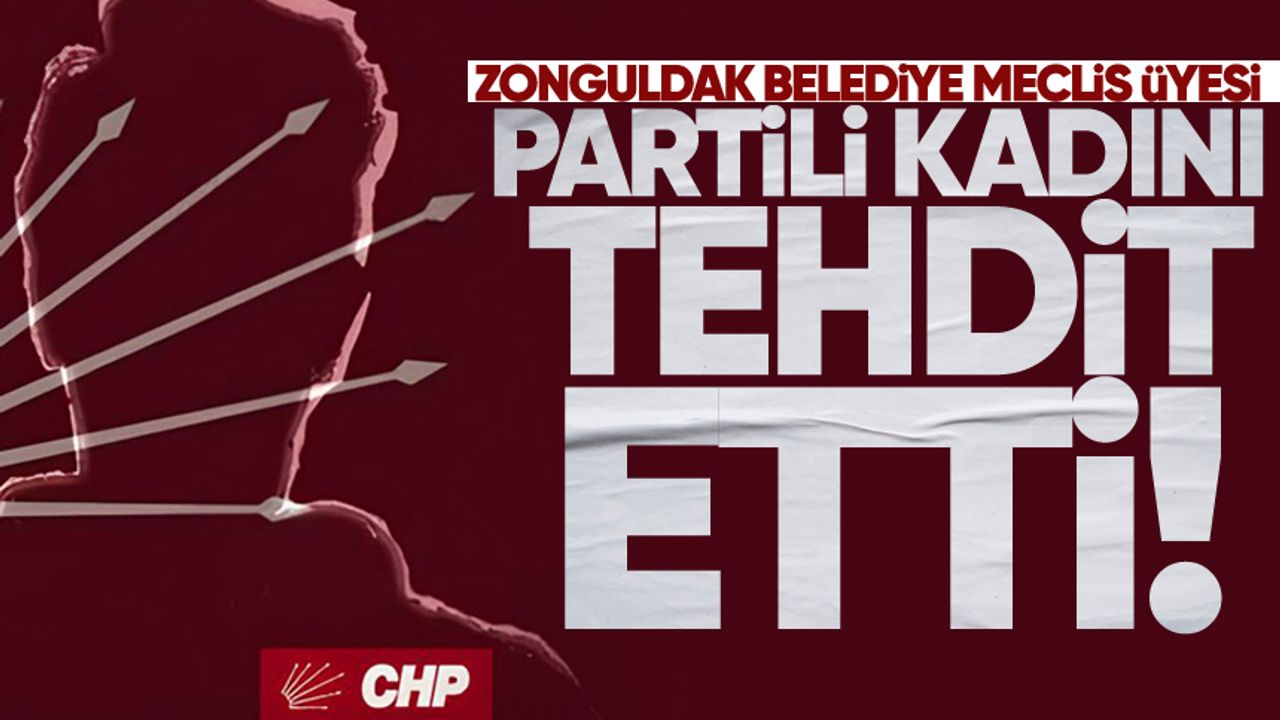 Belediye meclis üyesi partili kadını tehdit ederek mavi listeye oy istedi!