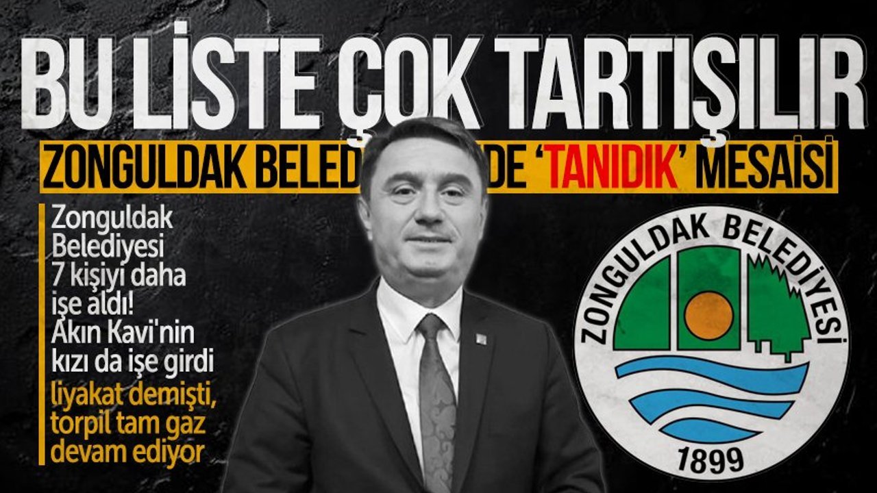 Zonguldak Belediyesi’nde ‘tanıdık’ mesaisi: Bu liste çok tartışılacak!
