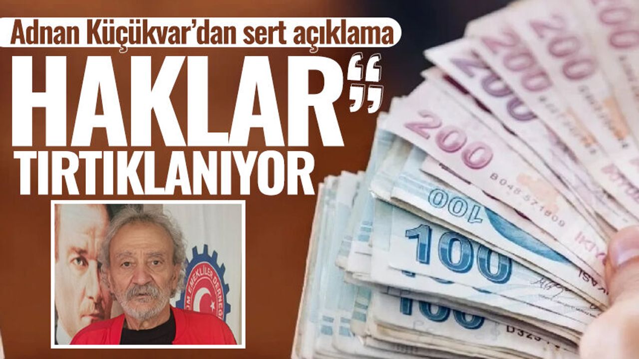 Adnan Küçükvar’dan sert açıklama: "Refah payı lütuf değil, z
