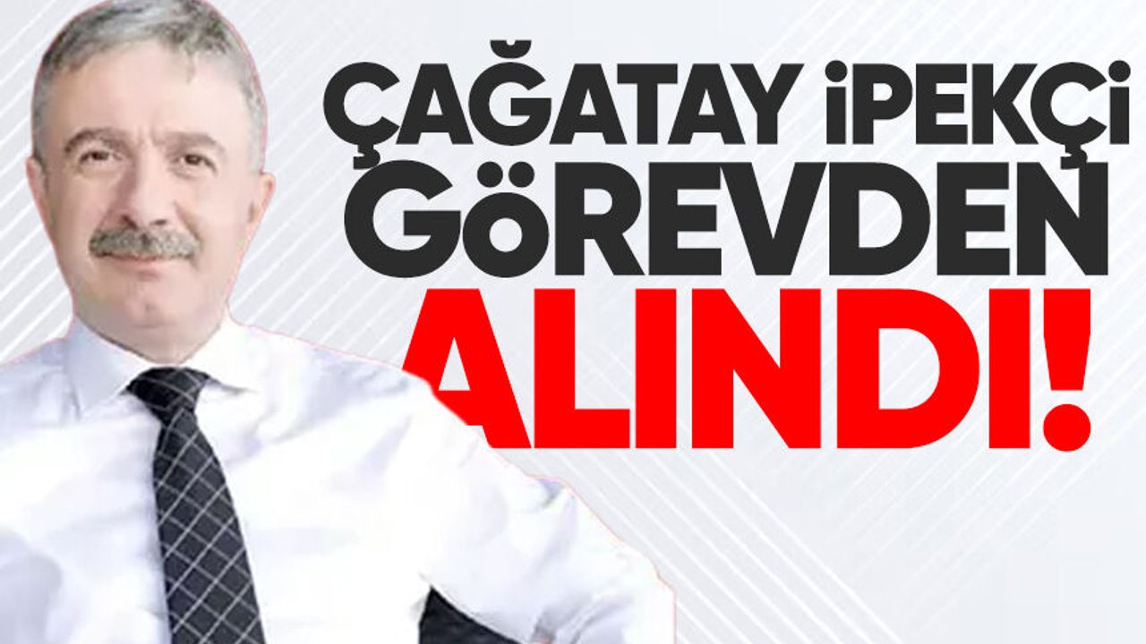 Çağatay İpekçi görevden alındı! İşte yeni il başka