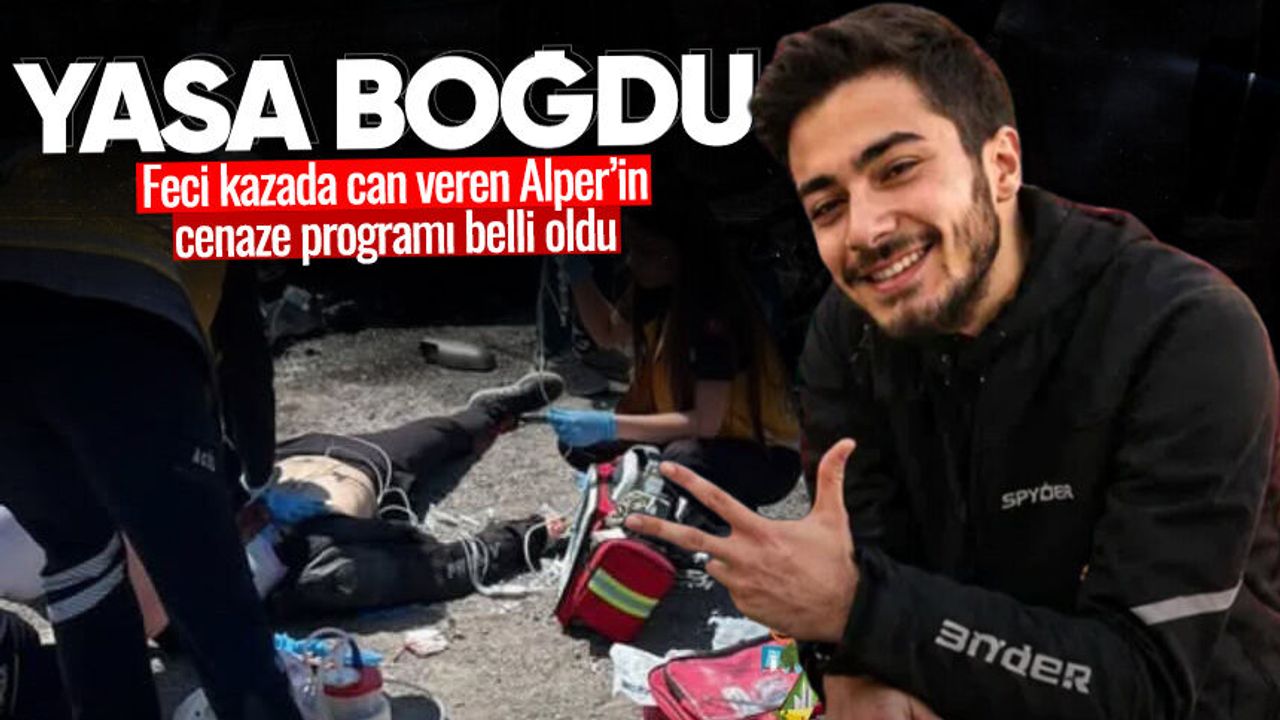 Feci kazada can veren Alper Başören'in cenaze programı belli