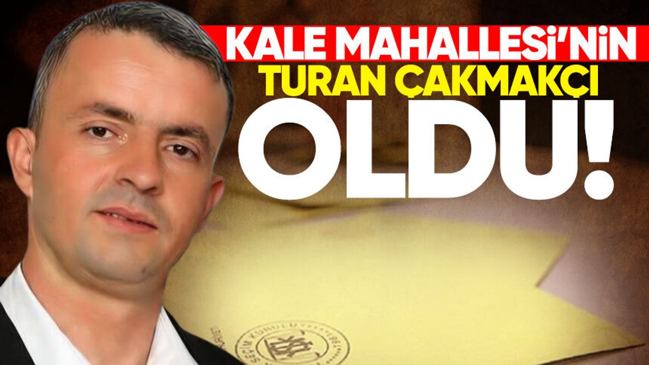 Kale'de ipi, Turan Çakmakçı göğüsledi