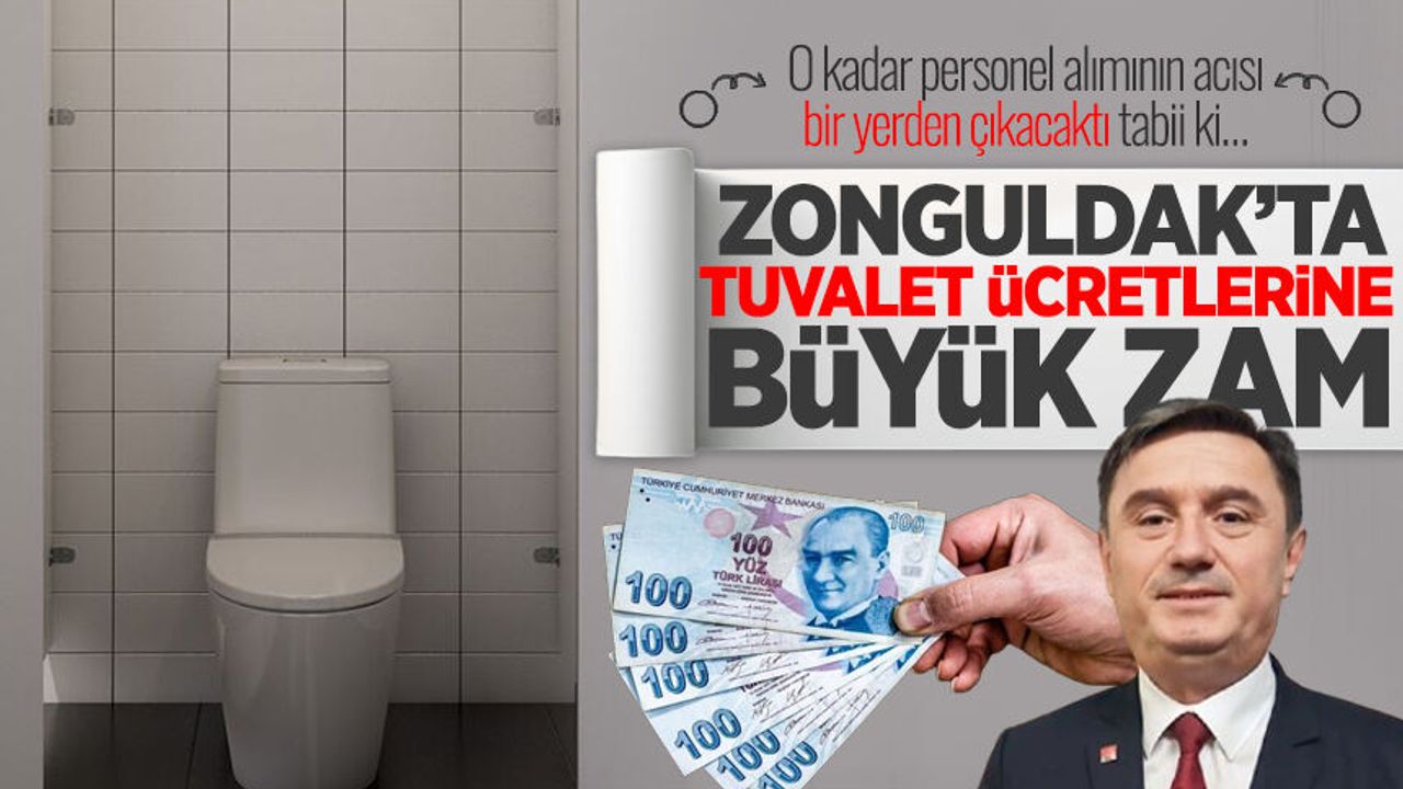 Zonguldak'ta tuvalet ücretlerine yüzde 20 zam geldi