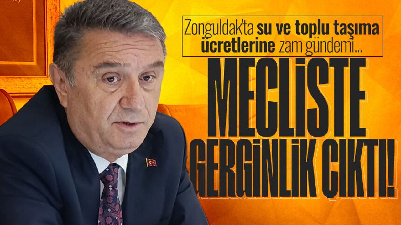 Su ve halk otobüsü ücretlerine zam teklifi mecliste gerginliğe yol açtı