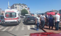 Ereğli’de otomobil ile motosiklet çarpıştı: 2 yaralı