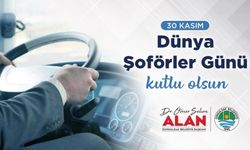 Başkan Alan'dan Şoförler Günü mesajı