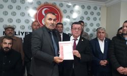 İsmail Öztürk Belediye Başkan adaylığı müracatını yaptı