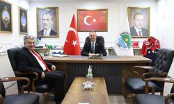 Osman Bozkan'dan Başkan Alan'a ziyaret