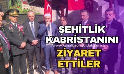 Vali Hacıbektaşoğlu ve il protokolü şehitlik kabristanını ziyaret et