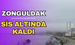 Zonguldak’ta yoğun sis etkisini göstermeye devam ediyor