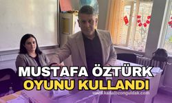 MHP İl Başkanı Mustafa Öztürk oyunu kullandı!