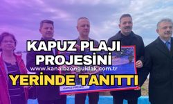 Başkan Alan Kapuz Plajı Projesi’nin detaylarını anlattı: Zonguldak’a hayırlı olsun