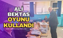 AK Parti Kozlu Belediye Başkan adayı Ali Bektaş oyunu kullandı!