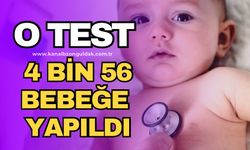 Zonguldak’ta 4 bin 59 bebeğe test yapıldı!