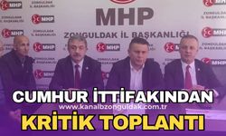 Cumhur ittifakından MHP binasında kritik toplantı