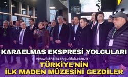 Karaelmas Ekspresi’nin yolcuları, Türkiye’nin ilk Maden Müzesi’ni gezdi