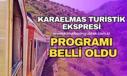 Karaelmas Turistik Ekspres programı yayımlandı