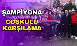 Süper Lig'e çıkan Zonguldakspor Basket 67 Takımı’na coşkulu karşılama