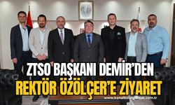 ZTSO Başkanı Demir ve Bulutistan Yönetim Kurulu Üyelerinden Rektör Özölçer’e Ziyaret