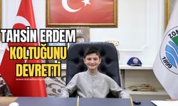 Belediye Başkanı Erdem koltuğunu Osman Tunç Şehit’e devretti