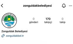 Zonguldak Belediyesi instagramı sıfırladı!
