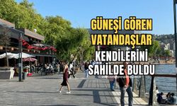 Vatandaşlar sahile  akın  etti