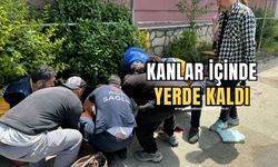 Dengesini kaybetti! Kanlar içinde kaldı