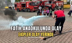 Kozlu’da Fatih Anaokulunda yangın: Ekipler olay yerinde