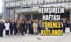 Hemşirelik Haftası Valilik önünde kutlandı