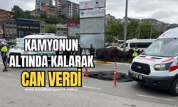 Kamyonun çarptığı kadının kimliği belli oldu!