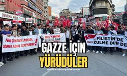 Zonguldak Gazze için yürüdü