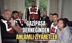 Gazipaşa Derneği’nden anlamlı ziyaretler