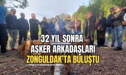 Zonguldak’lı Öz 32 yıl sonra asker arkadaşlarını topladı