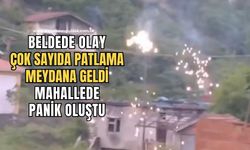 Çatalağzı'nda patlama! Mahalleli panik halde