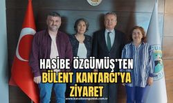Kozlu Belediye Başkan Yardımcısı Hasibe Özgümüş Bülent Kantarcı'yı ziyaret etti