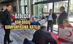 Rektör Özölçer Kan Bağışı Organizasyonuna Katıldı