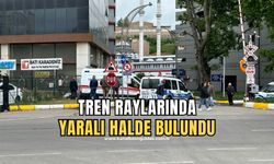 Tren raylarında yaralı halde bulundu! Ekipler olay yerinde