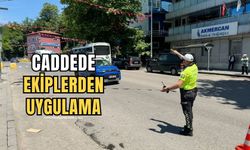 Trafik ekiplerinden Gazipaşa'da uygulama