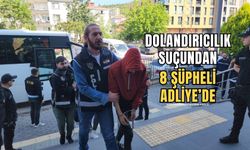 Zonguldak'ta dolandırıcılık operasyonu: 8 şüpheli adliyede