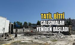 Lavuar Alanında çalışmalar yeniden başladı