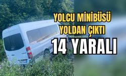 Zonguldak yolunda yolcu otobüsü kaza yaptı: 14 Yaralı!