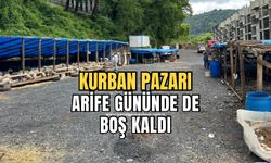 Kurban Pazarı arife gününde de boş kaldı!