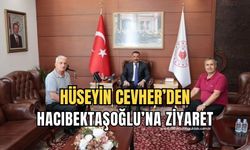 Muhtar Cevher Vali Hacıbektaşoğlu'nu ziyaret etti