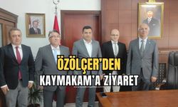 Rektör Özölçer’den Alaplı Kaymakamı Köksal’a Ziyaret