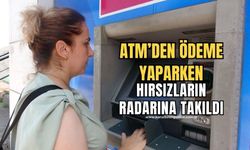 Denizbank ATM'sinden ödeme yapmak isterken hırsızın hedefi oldu