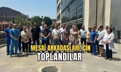 Doktorlar hayatlarını kaybeden mesai arkadaşları için toplandı