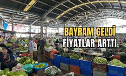 Halk pazarında fiyatlar arttı