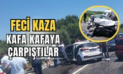 Feci kaza: Kafa kafaya çarpıştılar 2 kişi yaralandı!