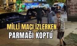 Milli maçı izlerken parmağı koptu: Hastaneye koştu!